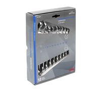 Kit Lampa Set Llaves Combinadas Medidas 6-7-8-9-10-11-12-13-14-17-19-22 Acero