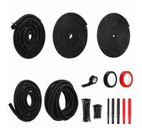 Kit maestro de telar de alambre dividido, kit de protección de cables y arnés de cableado automotriz, cable sin masticar y manguera, tubo termorretráctil, funda trenzada para coche, camión, gestión de
