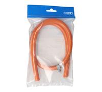 KIT MANGUERA BUTAFLEX BICAPA 9X15MM 0,80MTS (INCLUYE 2 ABRAZADERAS)