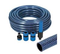 KIT MANGUERA DE JARDIN BLUE INTERIOR Ø15mm. EXTERIOR Ø20mm (5/8") ROLLO 25m CON ACCESORIOS EDM