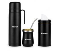 Kit Mate Argentino Completo 4 Piezas | Calabaza, Termo 1L, Dispensador