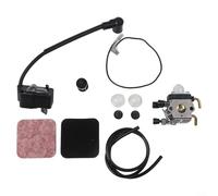 Kit Motor FS75 para fs80 HS75 para fácil Instalación Kit Motor | Incluye carburador, bobina, 2 filtros aire, filtro combustible, tubería, bulbos; en uno