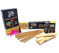 Kit Palo Santo - Aceite esencial de Palo Santo, 3 maderas de Palo Santo de Perú, Conos y Varillas de incienso Natural Palo Santo (Palo Santo)