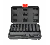 Kit profesional de insertos largos awtools 1/2'' (11 piezas) black lin