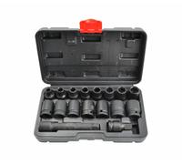 Kit profesional de nasadki udarowe awtools 1/2'' (15 elementos) - dura