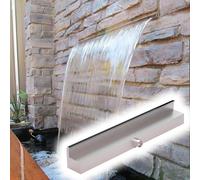 Kit Profesional para Cascada Exterior con tubería corrugada de Acero Inoxidable, Disponible en tamaños de 12", 24", 36" y 48". Desbordamiento sin Bomba, Ideal para estanques y Jardines.
