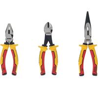 Kit profesional para electricistas: 3 pinzas aisladas VDE DeWalt DWHT82811-0