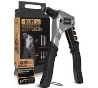 Kit profesional para remachado, que incluye 120 remaches de aluminio y 4 brocas