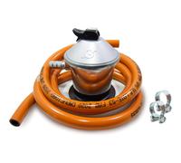 Kit Regulador Gas Butano + Goma 1.5m + Abrazaderas
