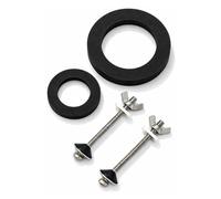 Kit Reparación Cisterna WC Universal FLUVIA - Juntas y Tornillos Inox para Sellar Depósito e Inodoro - Evita Fugas de Agua - Compatible con el 90% de Cisternas