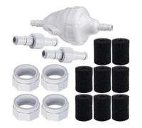 Kit Repuesto G52 para Limpiafondos para zodiac - Válvula Antifugas Tubo D20 Caracol D15 para algodón - Compatible para North Pole 180 280 3900