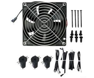 Kit Repuesto Ventilador Alta Temperatura Plastic Negro | Compatible series 560, 800, 1050XL, plástico alta temperatura, negro , solución económica