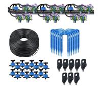 Kit Riego Por Goteo 10-100M Gotero Flecha 4/2 Vías 8L