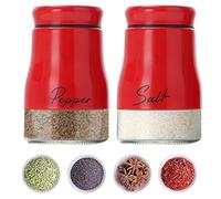 Kit Salero Y Pimentero | Set de Dispensadores para Condimentos - Pimenteros De Gran Capacidad | Para Encimera De Cocina Hogar Camping Restaurante Casa Rural Apartamento Residencia Universitaria