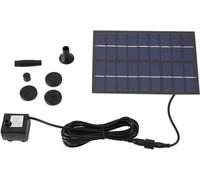 Kit solar para grifo de agua, con 4 boquillas, ideal para estanques y fuentes de jardín