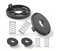 Kit Spulenabdeckung compatible con Einhell CE-CT 36/30 LI E SOLO - 4 cubiertas de carrete + 4 resortes, fijación estable, kit de repuesto para desbrozadora, ideal para el cuidado regular del jardín