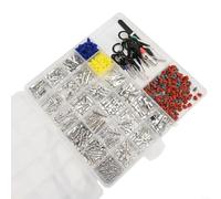 Kit surtido de terminales de cable de coche, conectores de latón chapado en estaño de 1 mm, 1,5 mm, 2,8 mm, 6,3 mm con herramientas profesionales de extracción para automóviles