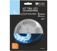 Kit tira led 3m 12v 4,8w/m luz dia 4000k ip20 incluye alimentador 230