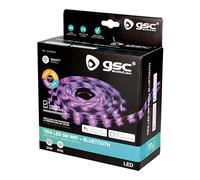 Kit tira LED inteligente 5m, 6W/m, RGB y 2700K-6500K, IP65 - ideal para iluminación decorativa y ambiental en interiores y exteriores.