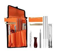Kit universal de afilado de campo de motosierra, afilador de cadena de motosierra, limas redondas, ,