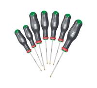 Kit USAG 324 STX/S7 que incluye 7 destornilladores, incluyendo destornilladores Torx