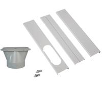 Kit Ventana Aire Acondicionado Portátil, Placas de Sellado de Ventana Corredera de Aire Acondicionado Portátil, con Adaptador de Ventana ，Adecuado para Tubos de 5"/5,9" de diámetro
