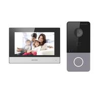 Kit videointercom IP Hikvision DS-KIS603-P(C) Flash 32 MB,memorie RAM 256MB,Indoor station: Supports live view of up to 16 IP ca