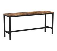 Kitchen Benches, Set of 2, Industrial Style Interior Benches, 108 x 32.5 x 50 cm, Durable Metal Frame, for Kitchen, Dining Room, Living Room, Rustic Brown
