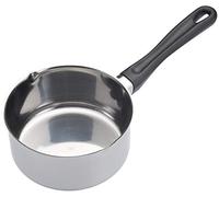 Kitchen Craft Cazo para Leche, Apto para Inducción, Acero Inoxidable, 14 cm (KCMILKSS3MM)