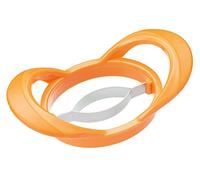 Kitchen Craft Healthy Eating - Cortador de mango 2 en 1, color Naranja