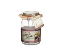 Kitchen craft home made tarro cierre con palanca, metal, blanco, 17x10