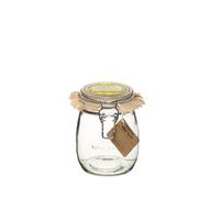 Kitchen craft jarra tarro conservador casero de vidrio 750ml, blanco,