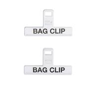 Kitchen craft juego de 2 clips de bolsa de plástico mediano, multicol