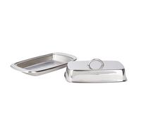 Kitchen craft kcbut - recipiente con tapa para mantequilla (acero inox