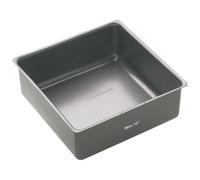Kitchen Craft Master Class Molde con Base Suelta, Acero, Negro, 30 cm (12")