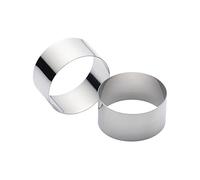 Kc blue kitchencraft - aro de cocina de acero inoxidable, 7 x 3,5 cm,