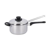 Kitchen craft - olla freidora con cesta (acero inoxidable)