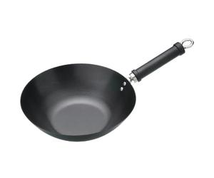 Kitchen Craft Oriental Wok, Acero, Gris, 30 cm