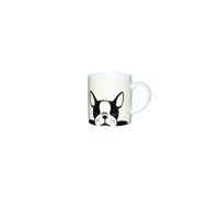 Kitchen craft taza cafe 80ml porcelana french bulldog, blanco