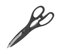 Kitchen Craft Tijeras Multiusos de 21 cm, Acero Inoxidable, Negro (Black)