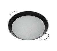 Kitchen Craft World of Flavours Mediterranean Cazo Antiadherente para Paella, Negro, Ø 38.5 cm