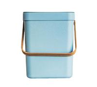 KITCHEN MOVE BODEN - Papelera de mesa de plástico (5 L, con mango de bambú)