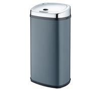 Kitchen Move Papelera automática de cocina LARGO – Acero inoxidable gris mate 42 l con correas