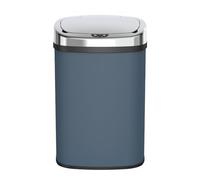 Kitchen Move - Cubo de basura de cocina Majestic automático 58 L, acero inoxidable gris mate