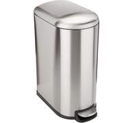 KITCHEN MOVE, Cubo de basura de cocina de pedal 40 L FULLER Silver
