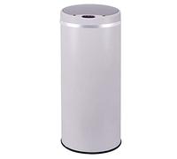 Kitchen Move Cubo de Basura SOHO para la Cocina, Acero Inoxidable, 42L Blanco brillante