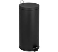 Kitchen Move URBAN 30L Black Steel Pedal Kitchen Bin