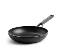 KitchenAid Classic Forged Aluminium Sartén de 24 cm de cerámica anodizada dura antiadherente sin PFAS, apta para inducción, horno y lavavajillas, negra
