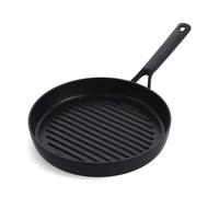 KitchenAid Classic Forged Aluminium Sartén de Parrila de 28 cm de Ceramica Antiadherente, Aluminio Anodizado Duro, Sin PFAS, Apta para inducción, Horno y Lavavajillas, Negro