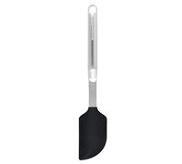 KitchenAid Espátula de rascador de acero inoxidable premium con cabezal de espátula de silicona